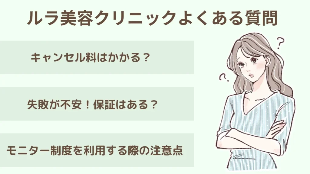 ルラ美容クリニックのよくある質問アイキャッチ画像