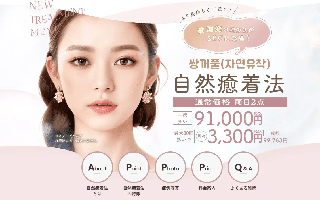 湘南美容クリニック　自然癒着法